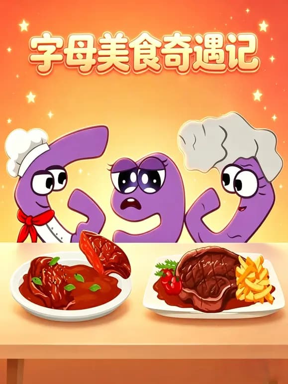 字母美食奇遇记