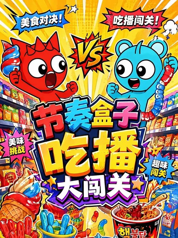 节奏盒子吃播大闯关