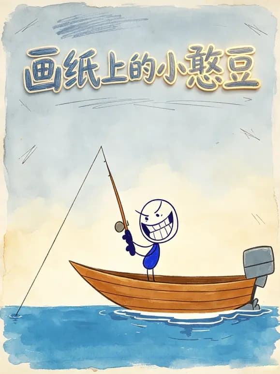 画纸上的小憨豆