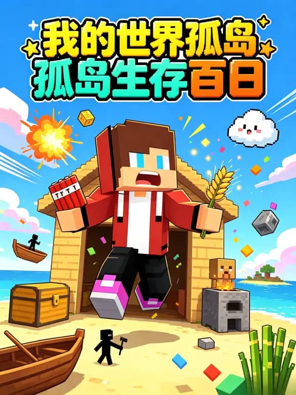 我的世界孤岛生存百日