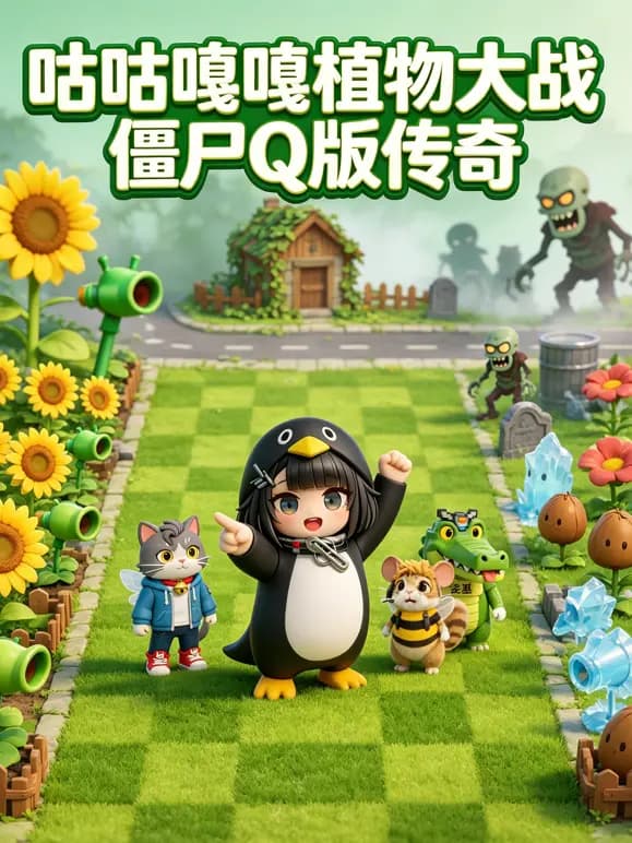 咕咕嘎嘎植物大战僵尸Q版传奇